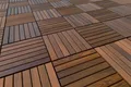 Hexim Klickfliesen Thermoesche, Terrassenfliesen 33x33cm Klickfliesen Thermoesche Holzfliesen Balkonfliesen - (18 Stück) Bodenplatten Terrasse Garten Klickfliese Außenbereich