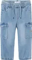NAME IT Bequeme Baggy Jeans Cargo Hose Stretch Denim Jogger Pants NMMBEN Größe: