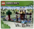 LEGO Minecraft 21261 Wolfsfestung Spielset mit Wolfkopf-Tor 3 Minifiguren 312tlg