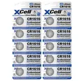 XCell 10x XCell Lithium-Knopfzelle CR1616 3V/50mAh (2x 5er-Pack) Knopfzelle