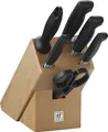 ZWILLING 35066-000-0, Messer-Block/Besteck-Set, Schmiedeeisen, Kunststoff, Holz, Edelstahl, Holz