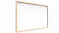 ALLboards Whiteboard mit Holzrahmen 120x90cm Magnettafel Weiß Magnetisch, Trocken Abwischbar