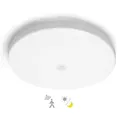Great Jacob LED Deckenleuchte mit Bewegungsmelder Dämmerungssensor 24W Deckenlampe 3240lm 4000K Neutrales Licht, Ø32,2cm