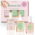 Manucurist Rescue Kit – Fingernagel Pflege Set – Nagelhärter Base Coat SOS, Nagelpflege SOS-Maske, Nagelhautöl Cuticle Oil - Nagelreparatur - Nagelpflege set - Made in France