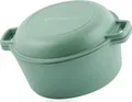 Mahlzeit emaillierter Gusseisen Topf | 6,9 l | Kochtopf, Bräter, Schmortopf
