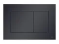 TECEnow WC-Betätigungsplatte für Zweimengentechnik, 9240407, Farbe: Schwarz Matt