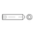 DIN 914/ISO 4027 Gewindestift VG M12x25 Stahl 45H galvanisch verzinkt Innensechskant m. Spitze, 100 Stück