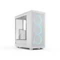 Fractal Design Epoch Weiß RGB - Klares Seitenteil aus gehärtetem Glas - Gaming-PC-Gehäuse - Mesh-Frontpanel - DREI Momentum 12 RGB-Lüfter inkl. - Geräumiger Innenraum - ATX/mATX/ITX Unterstützung