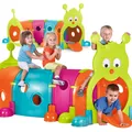 FEBER Großer Tunnel für Kinder Raupe XXL Modularer Spielplatz