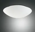 Fabas Luce Deckenleuchte Pandora E27 Ø360mm Weiß Glas, Italy