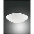 Fabas Luce Pandora Deckenleuchte E27 2X40W Metall und geblasenes Glas Weiss