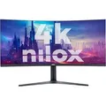 Nilox MONITOR 34" NXM344KD11 ULTRAWIDE 4K CURVO 144HZ 2HDMI 2DP 1MS MMDIA, 86,4 cm (34"), 3440 x 1440 Pixel, UltraWide Quad HD, LED, 1 ms, Schwarz