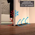 Zugluftstopper 95cm für Türisolierung Türabdichtung Heizkosten