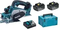 Makita DKP180RFJ Akku-Hobel 18V DKP180Z Set + 2x Akku 18V 3Ah + Lader + Makpac 3