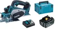 Makita DKP180Z Akku-Hobel 18V Set DKP180 + 1x Akku 18V 5Ah + Lader + Makpac 3