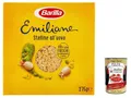 5x Pasta all' Uovo Le Emiliane stelline, Eiernudeln, Pasta mit Ei 275g + Italian Gourmet polpa 400g
