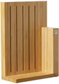 ZWILLING Messerblock leer, mit 7 Steckplätzen für 5 Messer, Wetzstahl und Schere, Bambus mit Magnet