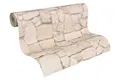 A.S. Création Il Decoro Papiertapete mit Steinmotiv Naturstein 0,53 x 10,05 m – Beige, Braun – Tapete in Stein-Optik Made in Germany – 692429