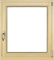 Holzfenster Kiefer lackiert 900x1000 mm DIN Rechts