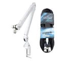 Rode PSA1+ Mikrofonarm Gelenkarm Weiss + keepdrum XLR-Kabel