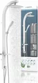 S6 SCHÜTTE MADAGASKAR Regendusche mit Handbrause, Duschsystem in weiß