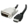 StarTech.com HDMI-auf-DVI-D-Kabel - Stecker/Stecker - Videokabel - HDMI / DVI - 28 AWG - HDMI, 19-polig (M) - DVI-D (M) - 3,0m - Schwarz (HDDVIMM3M)