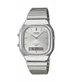 CASIO VINTAGE Chronograph AQ-240E-7AEF, Quarzuhr, Armbanduhr, Damenuhr, Herrenuhr, Edelstahlarmband, analog