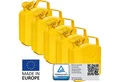 BW Benzinkanister Metall Kraftstoffkanister 5 Liter (nach NATO Standard, Made in Europe), TÜV-geprüft und UN-Zulassung