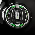 Resin Bike Aufkleber Motorrad Kompatibel Mit Kawasaki Ninja 1000 SX 2024. Schutz Motorrad Tankdeckelschutz vor Stößen und Kratzern. Aufklebersatz 3D-Harzklebstoff - Stickers Made in Italy