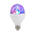 BRILONER LED Discokugel E27 RGB rotierend Partylicht Leuchtmittel klar