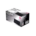 AMPri Handelsgesellschaft mbH STYLE BLACK Einmalmundschutz, Typ IIR, schwarz, 4-lagig, Latexfreier OP Mundschutz mit Ohrschlaufe, 1 Packung = 50 Stück 02420-SCH