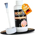 Rostio Rostumwandler 100 ml – Rostentferner mit Pinsel – Rostkonverter & Grundierung – für Auto, Stahl & Eisen – kein Abwaschen – überlackierbar nach 6–8 h – ergiebig bis 2 m²