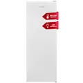 TELEFUNKEN Kühlschrank ohne Gefrierfach 255 Liter | Standkühlschrank groß | Vollraumkühlschrank freistehend mit Gemüsefach | LED-Beleuchtung | Türanschlag wechselbar | KTFK265EW2 weiß