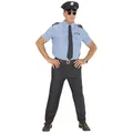 W WIDMANN MILANO Party Fashion - Kostüm Polizist, Wachtmeister, Gesetzeshüter, Kommissar, Uniform, Faschingskostüme