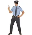 POLIZIST Hemd Hose Gürtel Krawatte Hut Gr XXXL Polizistenkostüm Männer Polizei