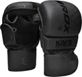 RDX MMA Handschuhe für Kampfsport Grappling Training, Maya Hide Leder Kara Sparring Handschuhe, Punchinghandschuhe für Muay Thai, Kickboxen, Freefight, Boxsack Gloves