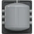 Reflex Storatherm Heat Mini H 50 Pufferspeicher für Heizsysteme, 50 Liter, grau