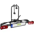 EUFAB Fahrradträger Crow, für Anhängerkupplung, 2 Fahrräder / 2 E-Bikes, faltbar, abschließbar