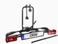 Eufab Fahrradträger CROW für 2 Fahrräder E-Bike +Auffahrrampe