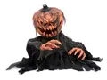 Europalms Halloween Groundbreaker Kürbis Monster 50cm Animierte Zombiekürbis