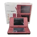 Nintendo DSi XL Bordeauxrot Handheld-Spielkonsole mit OVP und 2 Spielen (PAL)