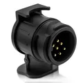 YESLUSY Adapter 13 auf 7-polig, 12 V Adapter für Anhängersteckdose von 13 auf 7 Pins, wasserdicht, für Auto, RV, Anhängerkupplung, Fahrradträger