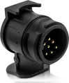 Adapter 13 auf 7-polig, 12 V Adapter für Anhängersteckdose von 13 auf 7 Pins