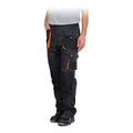 Arbeitshose schwarz mit Kniepolstertaschen, 260g/m² 46