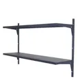 11356-01061= Wand Regal Set OFFICE 1 schwarz matt Raster 50 Regal Element System