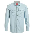 Craghoppers NosiLife Adventure LS II Hemd für Herren Insektenabweisend, Größe:XXL, Farbe:Niagra Blue