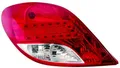 HINTERES LICHT Links ohne Sockel Weiß Rot Led 6350HQ