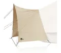 yourGEAR Tipi-Zelt yourGEAR Canopy Porch Desert Pro 8 / 10 Vorzelt Vordach 300x140x195