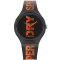 Superdry HerrenArmbanduhr Analog Quarz Silikon SYG189BO