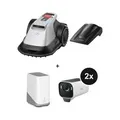 eufy Starter Set - mit Mähroboter E15 bis zu 800 m2 + gratis Garage + 2er-Set S3 Pro 4k Solar-Zusatzkameras + HomeBase 3